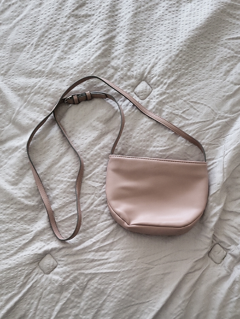 Pink Crossbody Bag - Minimalist Women's Shoulder Purse